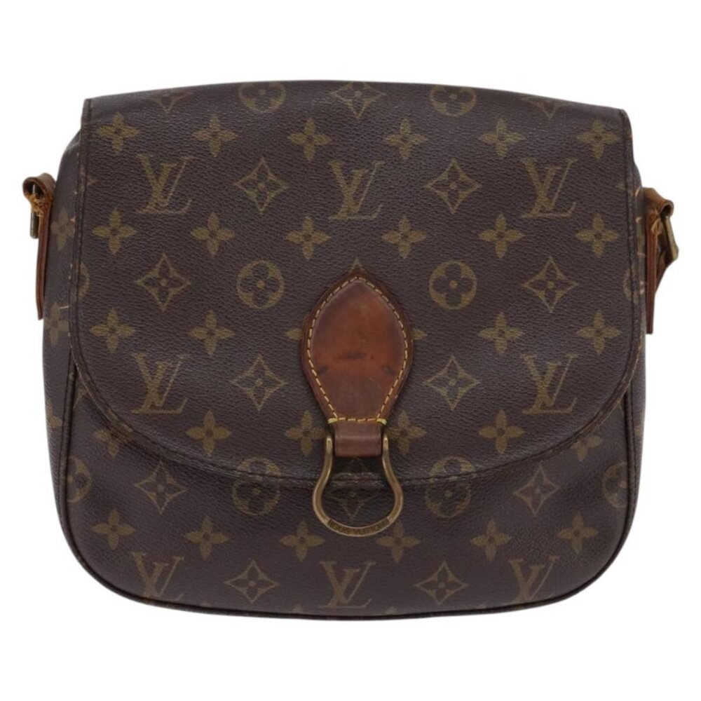 Authentic LOUIS VUITTON Monogram Saint Cloud GM Shoulder Bag M51242 LV - Picture 5 of 16